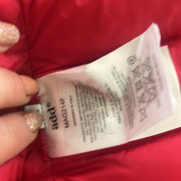 Add Italy Real Fur Down Vest Size Girl 8 Y 7-8 years - Picture 7 of 10